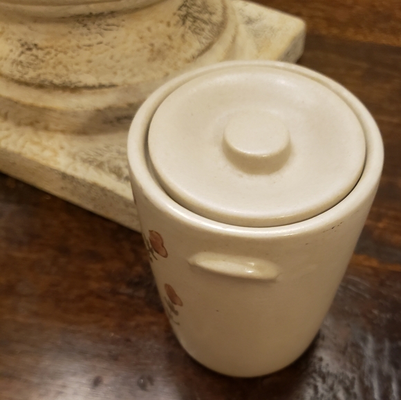 HANDCRAFTED/SIGNED Covered [Thyme] Stoneware Crock - Picture 9 of 14